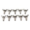 10 Pcs 304 Stainless Steel Wing Screw Set M8x50 Hand