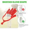 PATIKIL Golf Gloves Stretcher, 4 Pack Plastic Keeper Support Rack