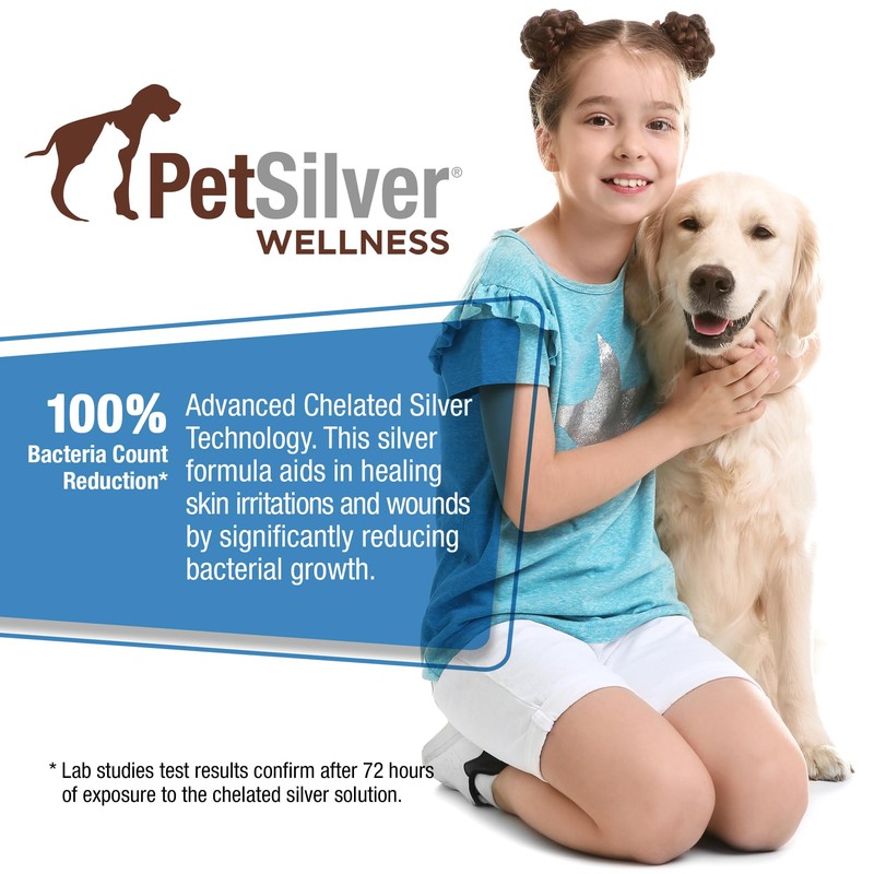 PetSilver Wound & Skin Spray - Dog Wound Spray, Hot