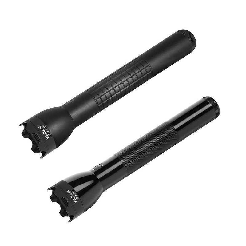 Weltool LB03PVD Flashlight Protective Flashlight Strike Bezel Black For Maglite
