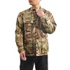 BACKBONE Mens Army Military Battle Dress Uniform BDU Shirt Camo