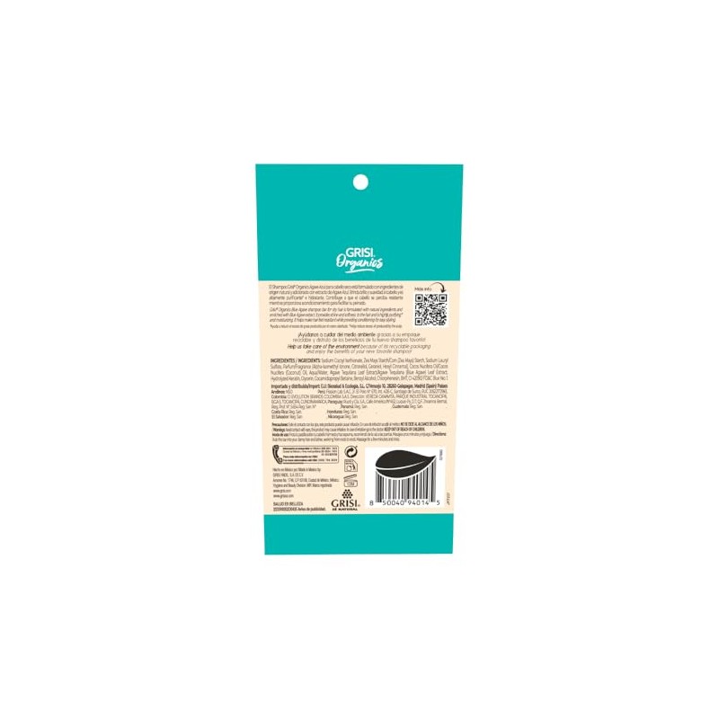 Shampoo Sólido Agave Azul para Cabello Seco, 75gr