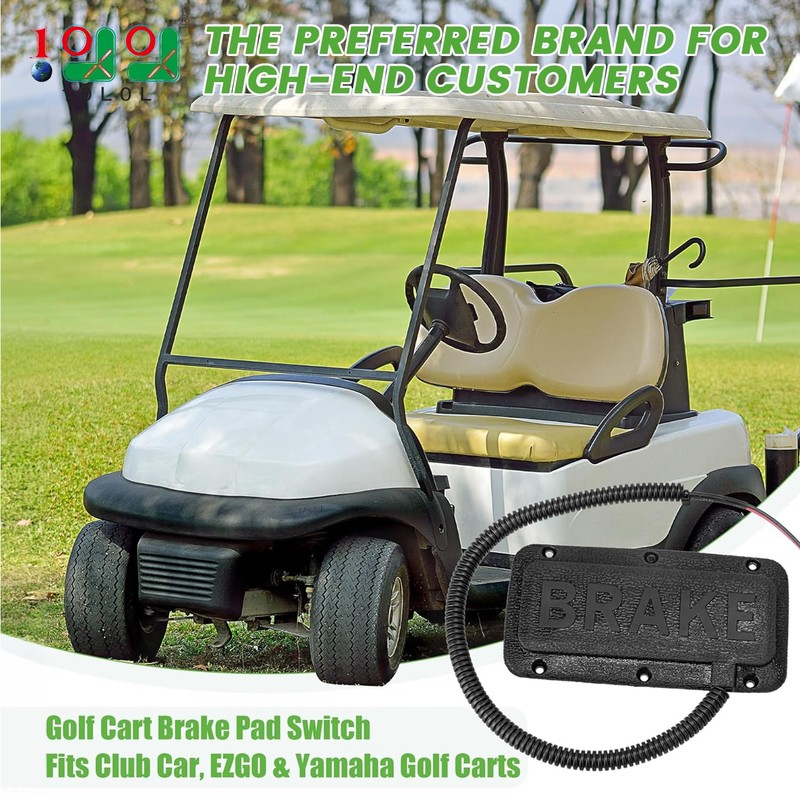 10L0L Universal Golf Cart Brake Light Switch/Brake Pad for Yamaha