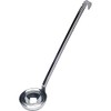 Genware NEV-62709 Ladle, Stainless Steel, 9 cm, One Piece, 5.1/3