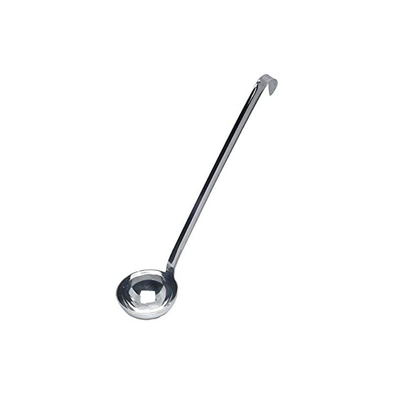 Genware NEV-62709 Ladle, Stainless Steel, 9 cm, One Piece, 5.1/3