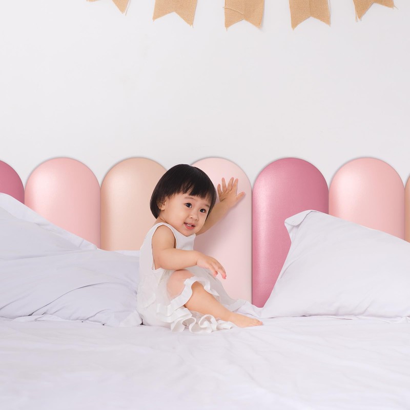 Jetec 12 Pcs Wall Padding for Kids with Autism Playroom