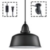 TENGIANTS Plug in Pendant Light, Farmhouse Hanging Lights with Plug