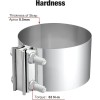 8pcs 5 Inch 5" Stainless Steel Butt Joint Band Exhaust
