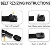 Men's Adjustable High Strength Nylon Utility Belt with Heavy Duty