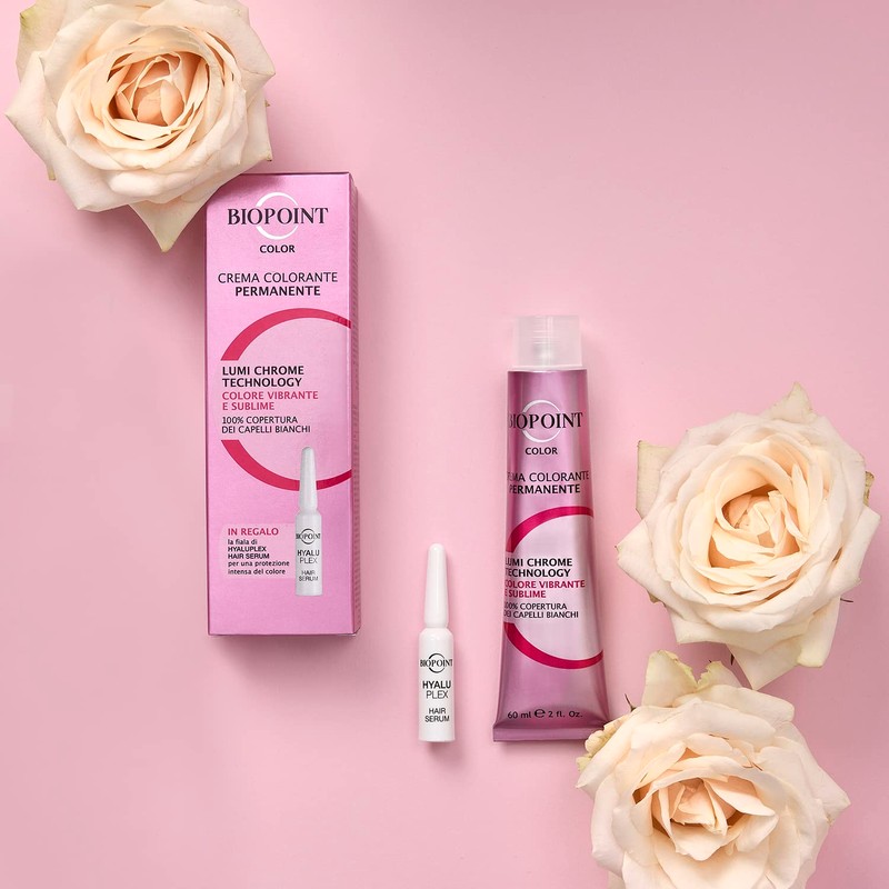 Biopoint Color Permanent Farbcreme 60 ml + 1 Ampulle Hyaluplex