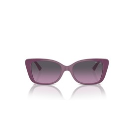 Vogue Eyewear VJ2022 Butterfly Sunglasses, Full Purple/Light Violet Gradient Grey, 48 mm