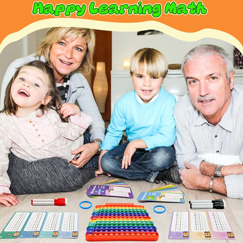 Multiplication Flash Cards + Division Flash Cards + Math Board