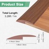 M METERXITY Floor Transition Strip Self Adhesive, 3.28FT PVC Transition