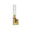 Z-Lite 3031-1S-RB Beau Wall Sconce, 1-Light 60 Watts, Rubbed Brass