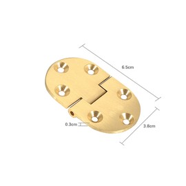 Tyenaza Solid Brass Butler Tray Hinge Flip-Top Hinge with Screws for Folding Tables/Sewing Machine Table, Folding Hinges Furniture Accessories