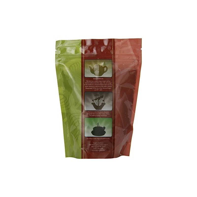 English Tea Store Loose Leaf, Pomegranate Hibiscus Flavored Green Tea