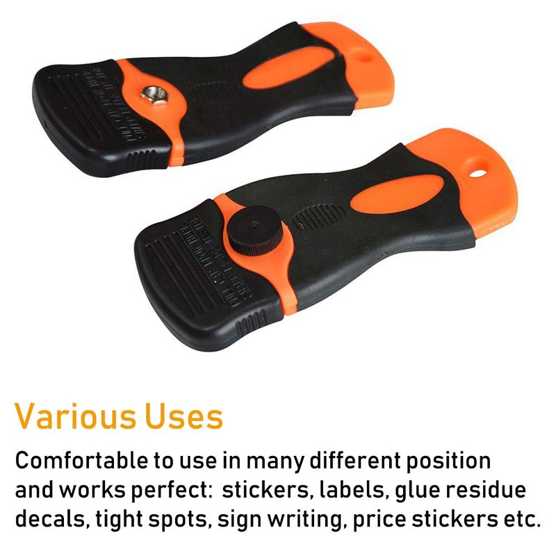 CANOPUS Plastic Razor Scraper Tool Non Scratch with 10 Double