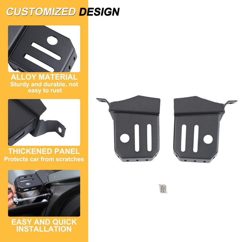 Hood Searchlight Holder and Antenna Mount Bracket Compatible with Toyota