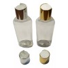 Meliar Frasco Pet 60 Ml Oval Con Tapa Disctop Dorada