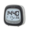 EXPLORE SCIENTIFIC Schwarz RDC-3006 Wecker, Touch-Key, Innentemperatur, Funksteuerung, Kalender, Touch-Steuerung,