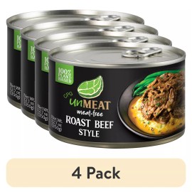 (4 pack) CPG unMEAT Roast Beef Style, 12.7 oz Can