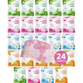 24 Pack Steam Eye Masks Disposable, Self Heating Eye Mask