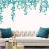 Cheerland Leaf Garlands Vines Teal Blue Decorations Spring Party Hanging