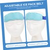 Beavorty Ice Pack Forehead Wrap Reusable Cooling Gel Head Wrap