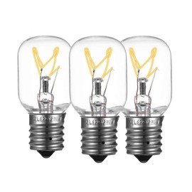 Light Bulb for Whirlpool Microwave - Microwave Light Bulb Fits for Whirlpool Maytag GE Amana Over the Range Hood Microwave, Dimmable with 125V 40W E17 Base, Kitchen Night Light, Repalce 8206232A (3)