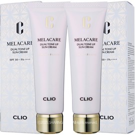 Clio Melacare Dual Tone-up Sunscreen 40ml x2 / 클리오 멜라케어 듀얼 톤업 선크림 40ml x2개