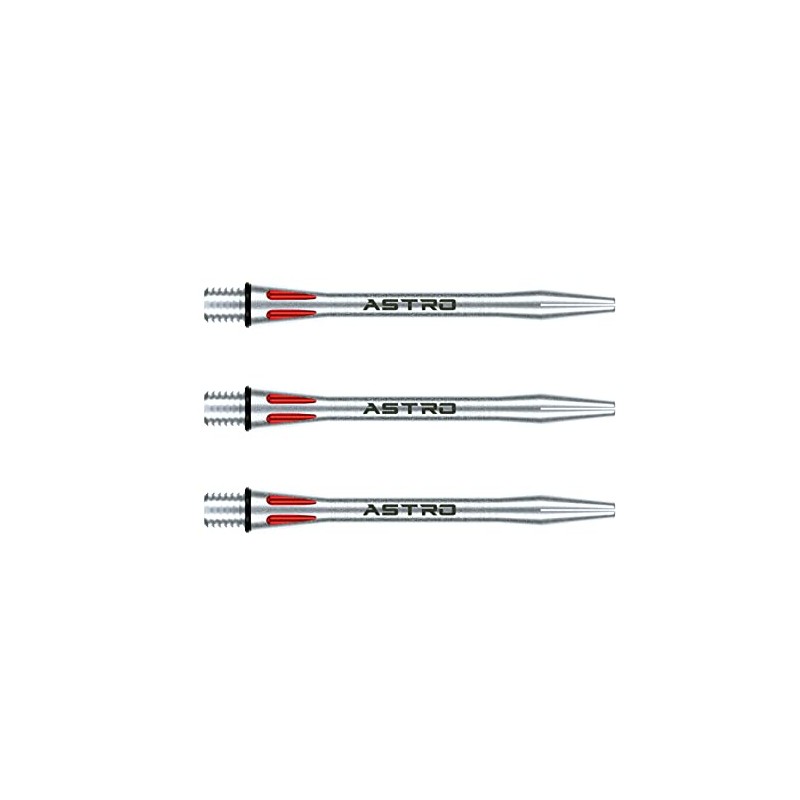 WINMAU Astro Aluminium Red Medium Dart Shafts (Shafts) - 1
