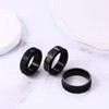 Flongo Set of 3 Rune Rings Fidget Ring 8 mm