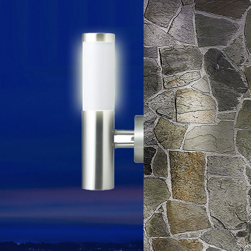 applique moderne lampe extérieur lumière résistant aux intempéries boîtier acier