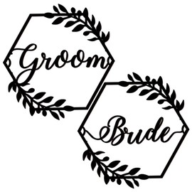 Alipis 1 Set Wedding Chair Sign Wedding Registry Ideas Wedding Props Bride Sign Groom Bride Party Props Wooden Wedding Signs Bride Wood Sign Bridegroom Wedding Photo Wooden Sign