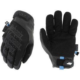 Mechanix Wear Coldwork Original - Insulated Winter Work Gloves for Safe Hands - Machine-Washable - Secure-Fit - Touchscreen Capable - Wind & Water-Resistance - Large - Black/Grey