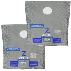 Zehn Everyday Wipes Bulk Roll + Bucket with Tea Tree Oil & Aloe Vera amazing for high-traffic areas. Alcohol-free, safe on skin, and effective on surfaces. (2,400 Wipes (2 Packs))