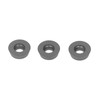 10PCS Black Coating Carbide Inserts Round CNC Turning Milling Inserts