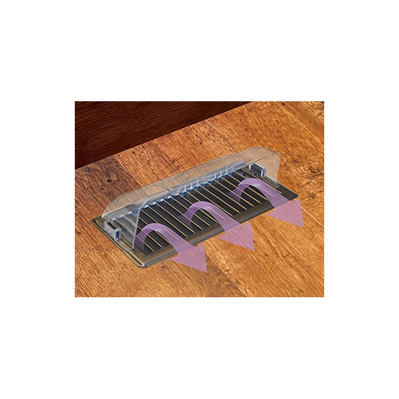 Imperial Adjustable Air Deflector for Floor Register, 2-Pack, VT0096