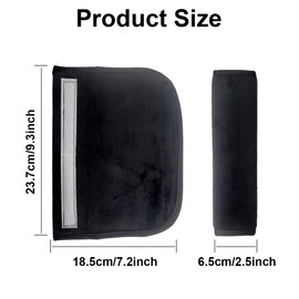 Garegce Soft Car Seat Belt Pads, 4 Pack Seatbelt Strap Covers, Universal Car Safety Seat Belt Pads, Strap Shoulder Pad for Adults Kids, Seatbelt Protector Cover Pads for Trucks Sedan SUV