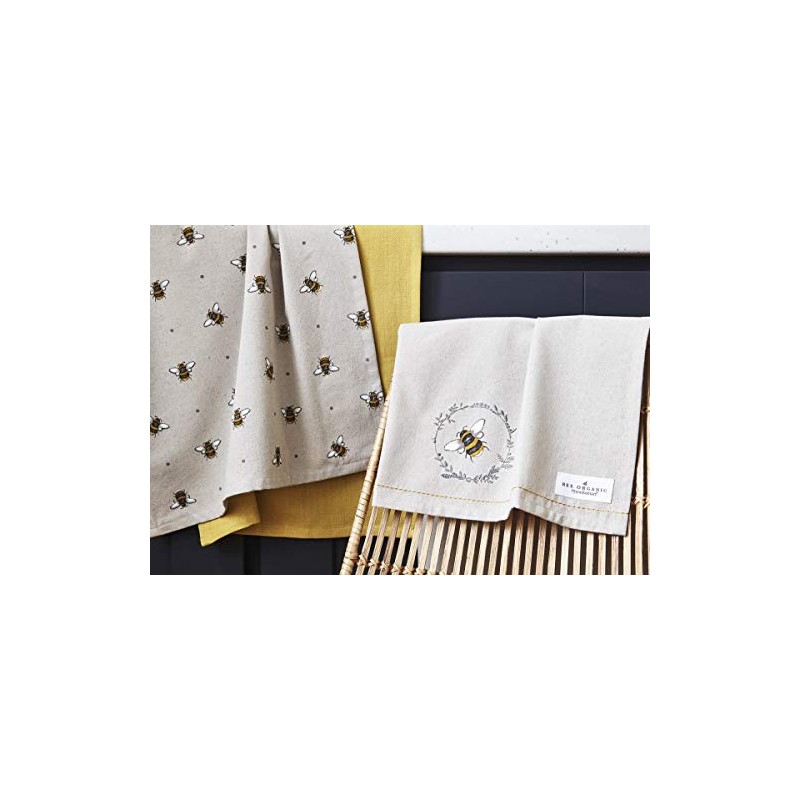 Cooksmart British Designed Pack of 3 Tea Towels | Luxury