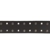 Lucky Brand Men Casual Leather Belt, Grommet and Stud-Black, 32"