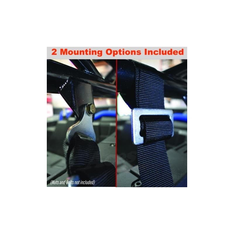 (Black) 4 Point Harness - 2 Inch Webbing and Padding