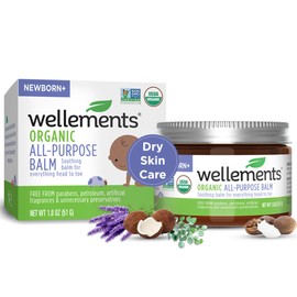 Wellements Organic All Purpose Balm for Babies and Kids (1.8 Fl Oz) | Gentle and Soothing All Over Baby Ointment* for Dry, Chafed and Sensitive Skin | Free from Petroleum, Parabens and Fragrances