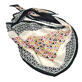 Save On Product Designer Women's Giani Kite Scarf Multi Color Butterfly Geo-Print Kite Scarf Black