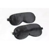 2 Sleep Mask 100% Silk Super Soft Black New