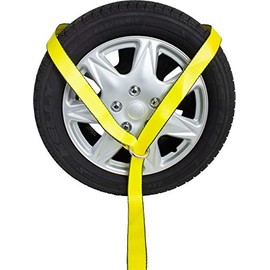 Mytee Products 2" x12' Winch Lasso Strap w/O Ring Auto Tow Tie Down Wheel Net