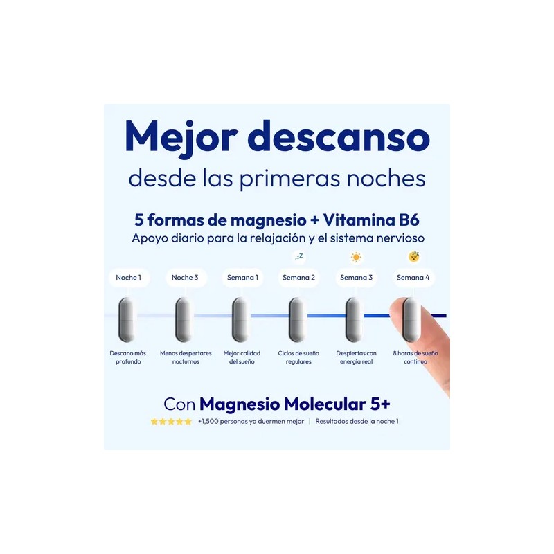 Molecular Labs Magnesio Cápsulas 600 Vitamina Tipos