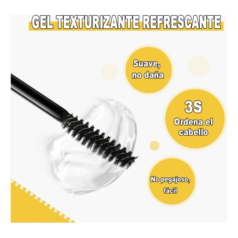 Gel Fijador 2en1 Cejas Y Bordes Cabello 10mlx2pc Shedoes