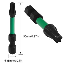 PAYA TOOLS T25 Security Bit Set,Tamper Proof Torx Bit Set,Impact Driver Bit Set,1/4” Hex-Shank S2 Steel Mini Star Bits Set (2” 20-pack)