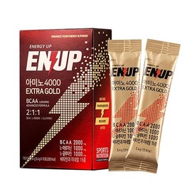 엔업 아미노4000 엑스트라 골드 10포 1박스 엔업 아미노4000 엑스트라 골드 (54g x 10포입) 1box Enerup Amino 4000 Extra Gold 10 Packs 1 Box